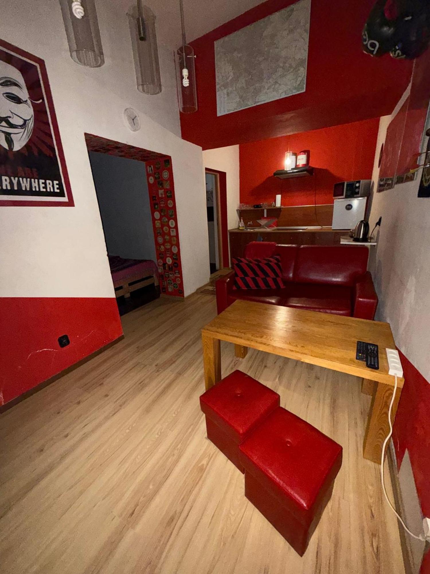 Apartamento studio red&white Łódź Exterior foto