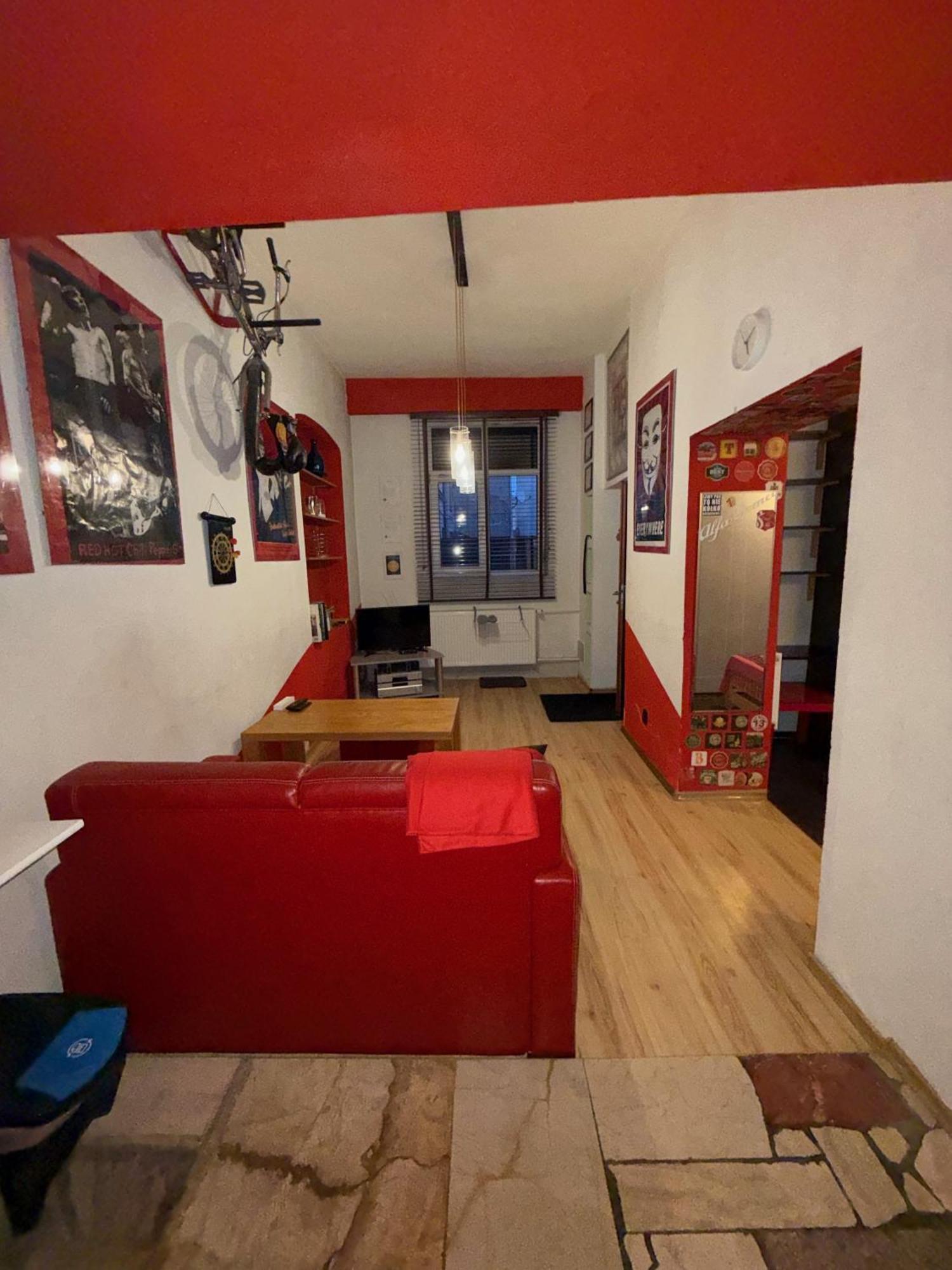 Apartamento studio red&white Łódź Exterior foto