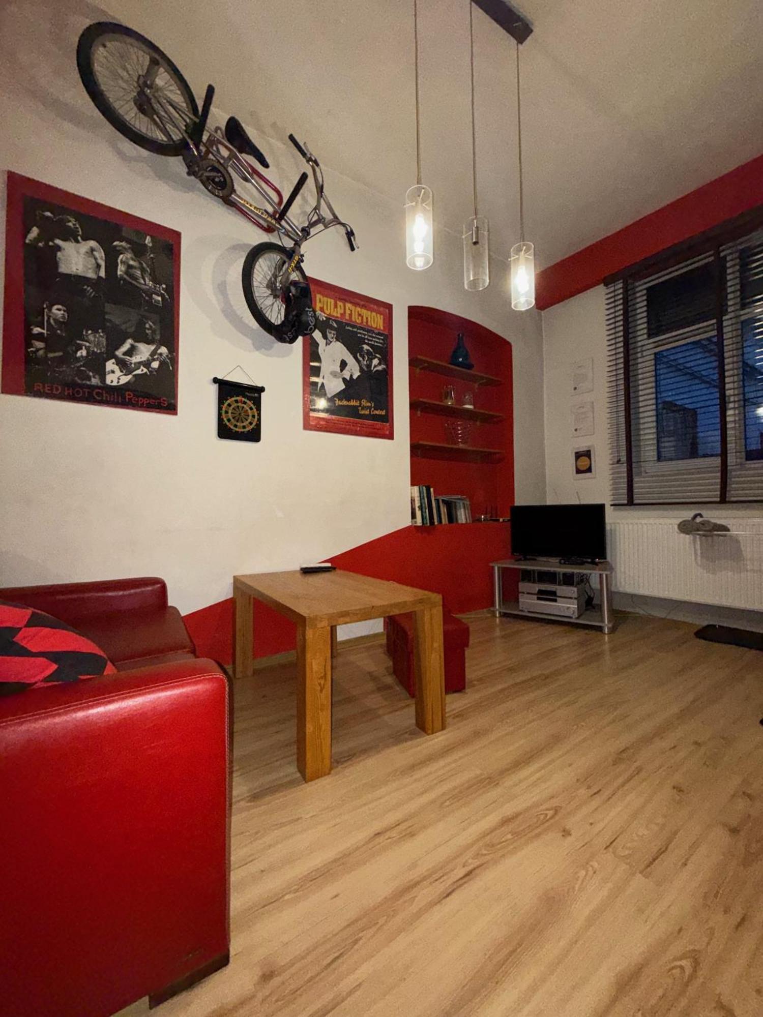 Apartamento studio red&white Łódź Exterior foto