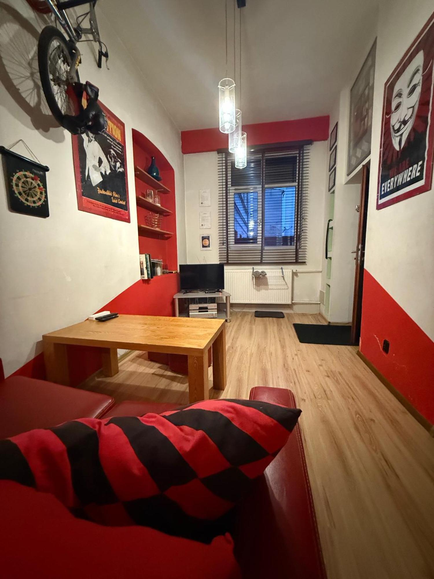 Apartamento studio red&white Łódź Exterior foto